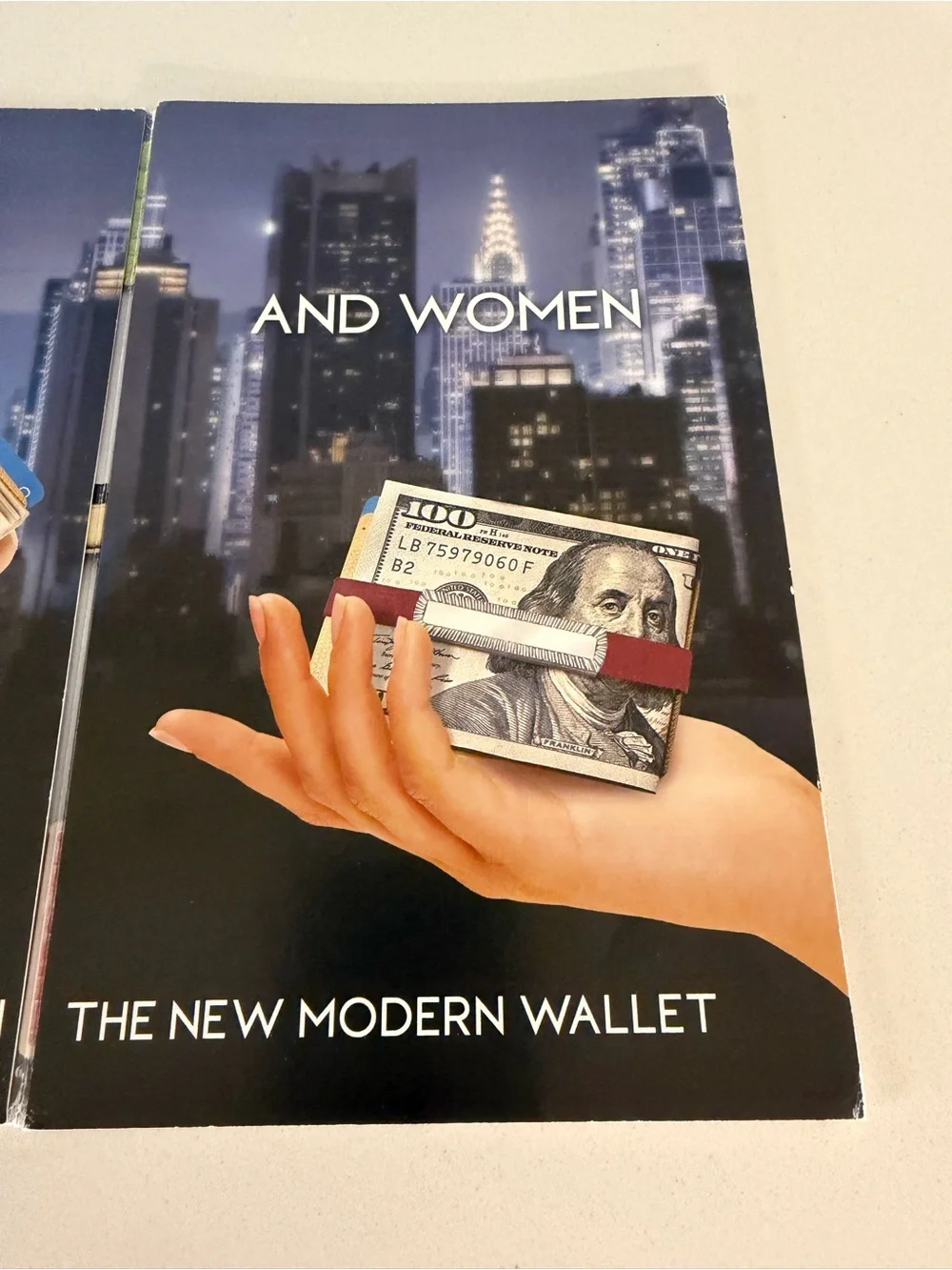 Grand Band Money Clip Card Holder 2 extra straps